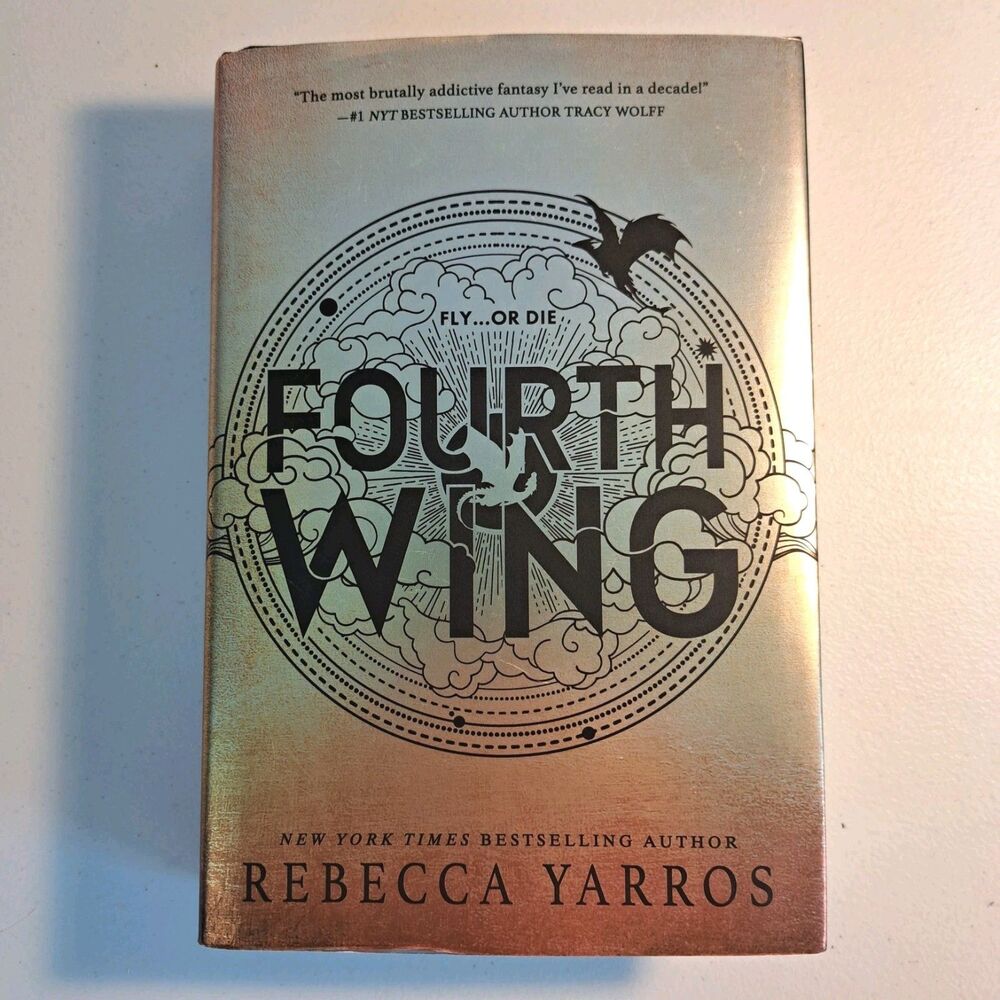 Fourth Wing, Rebecca Yarros, 1st Edition Red Tower, 2023, HC/DJ